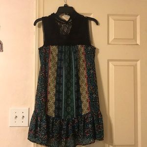 Black high necked dress from belk